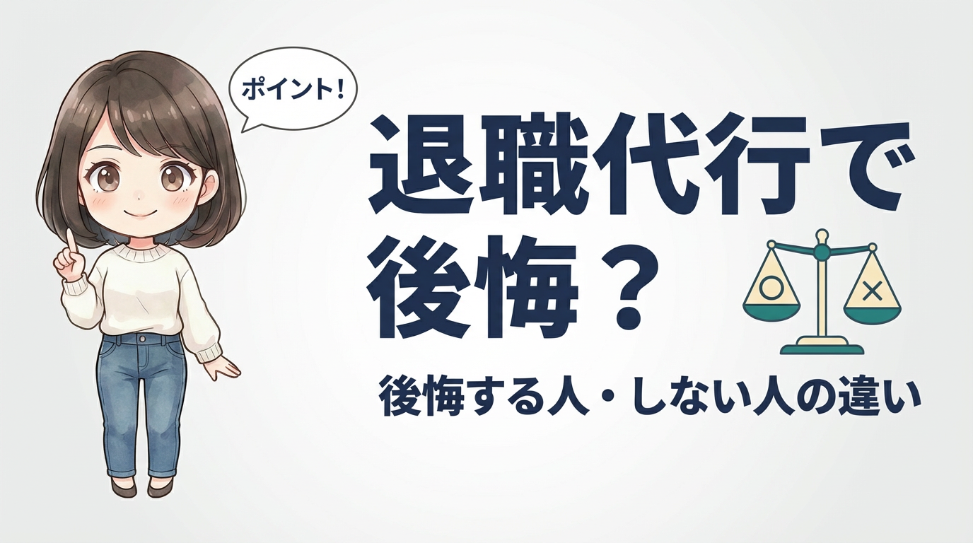 退職代行で後悔？