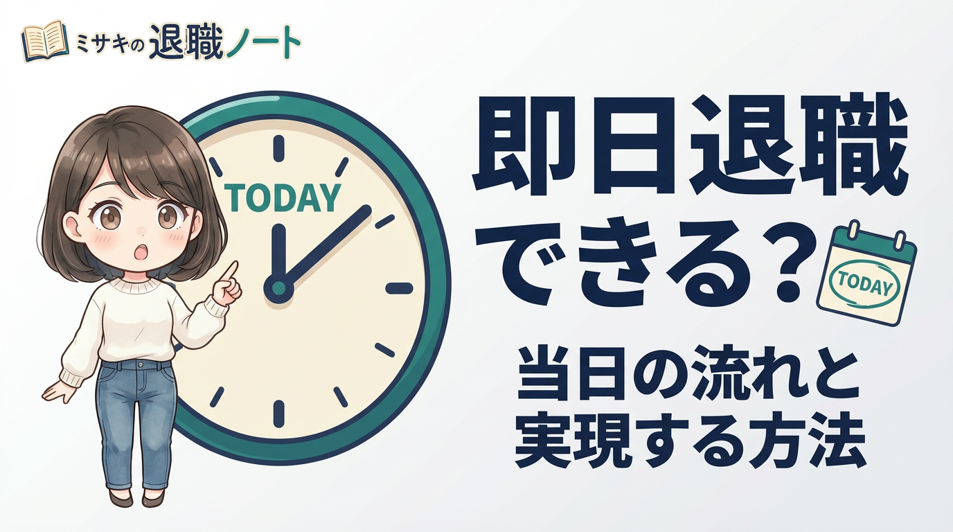 退職代行で即日退職